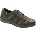 thumbnail image 2 of Women's Apex Essence Eliza Striped Oxford Brown Leather/Suede 9 XW, 2 of 2