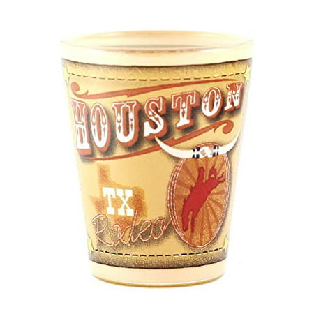 Houston Texas Rawhide Shot Glass