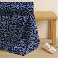 thumbnail image 4 of Soimoi Blue Cotton Poplin Fabric Forget Me Not Bush Floral Print Fabric By the Yard 58 Inch Wide, 4 of 7
