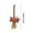 B, variant on Natural Straw Mini Witch Brooms, 20Pcs Halloween Pumpkin Bat Skull Mini Ornaments, Miniature Brooms Ornaments for Halloween Party Decor Doll Accessories DIY Crafts