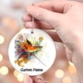thumbnail image 4 of Personalized Swordtail Fish Ornament, Custom Ornament for Animal Lover, Ideal Gift for Men, Women, Best Friend, Gift for Christmas, Birthday, Father's Day, Mother's day, 4 of 5