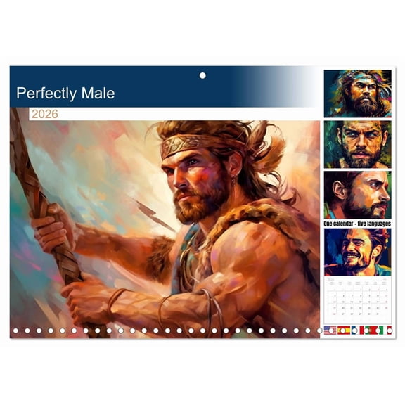 Perfectly Male (Monthly Wall Calendar 2026 11.7 x 16.5 (open)), CALVENDO 14 Month Calendar