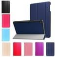 thumbnail image 2 of Étui à Rabat Intelligent Magnétique Antichoc Hybride en Cuir PU avec Support pour 2017 Amazon Kindle Alexa Fire 7 HD 8, 2 of 5