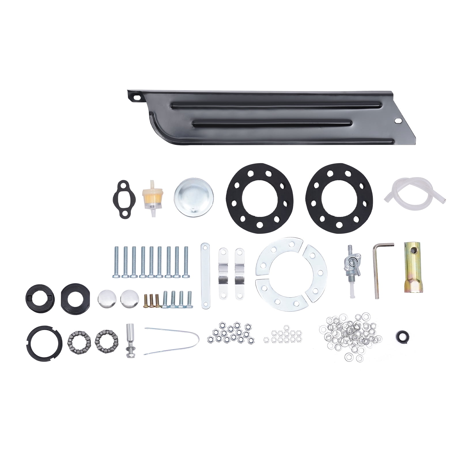 Miumaeov 100cc 4 Stroke Bike Engine Full Kit Gas Motorized Motor Bicycle Modified Engine Bicycle Kit Single Cylinder Bike Engine