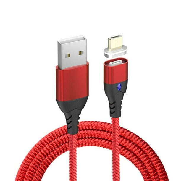 Línea de cable de carga magnética Micro USB Tipo C Reemplazo del adaptador de cargador rápido con imán de 8 pines para iPhone / iPad / Xiaomi / Huawei / Samsung kenally DZ5596-04B