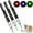3 Color Mix(3pc), variant on 3 Pcs Laser Pointer for Cats Dogs Cats Laser Pointer Pet Interactive Toys Laser Presentation Remotes Red Green Purple Light (3 PCS Pack Color Mixed, Without Battery)