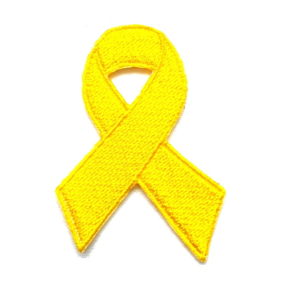 Awareness Ribbon Bladder/Liver/Bone cancer Awareness Support our Troops POW/MIA Embroidered Sew/Iron On Patch 2.5" x 1.8"