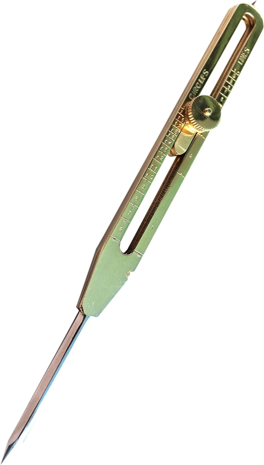 Solid Brass Proportional Divider 9 inch with Nice Hardwood Box