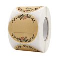 thumbnail image 1 of simhoa 500Pcs/Roll Accs 5cm Round Invitation Card Stickers Supplies Stationery Sticker Light, 1 of 8