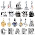 thumbnail image 2 of Hot Sale 925 Sterling Silver Magician Potter Charm Original Bead for Pandora Plata De Ley 925 Silver Bracelet DIY Jewelry Gift。China Gao Jinjia LED, 2 of 2