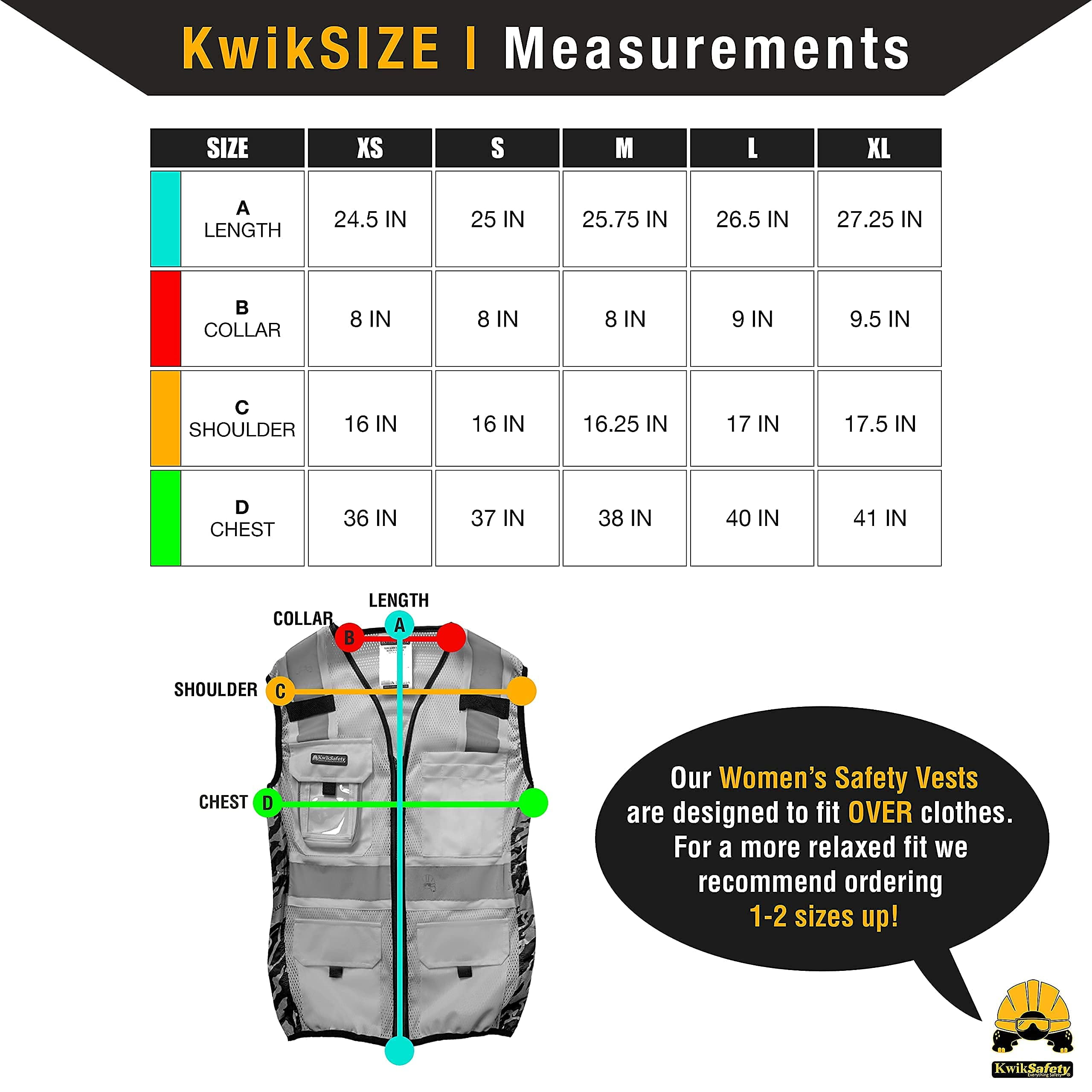 KwikSafety (Charlotte, NC) TIGER QUEEN Safety Vest for Women (IRIDESCENT Design) 9 Pockets Premium Class 2 Custom High Visibility ANSI OSHA Reflective Construction with Zipper | Orange Small