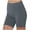 Dark Gray, variant on Lyrcatrment Womens Biker Shorts Belly Control Slim Fitted Elastic High Waist Stretch Short Leggings Lightweight Summer Casual Running Gym Yoga Shorts