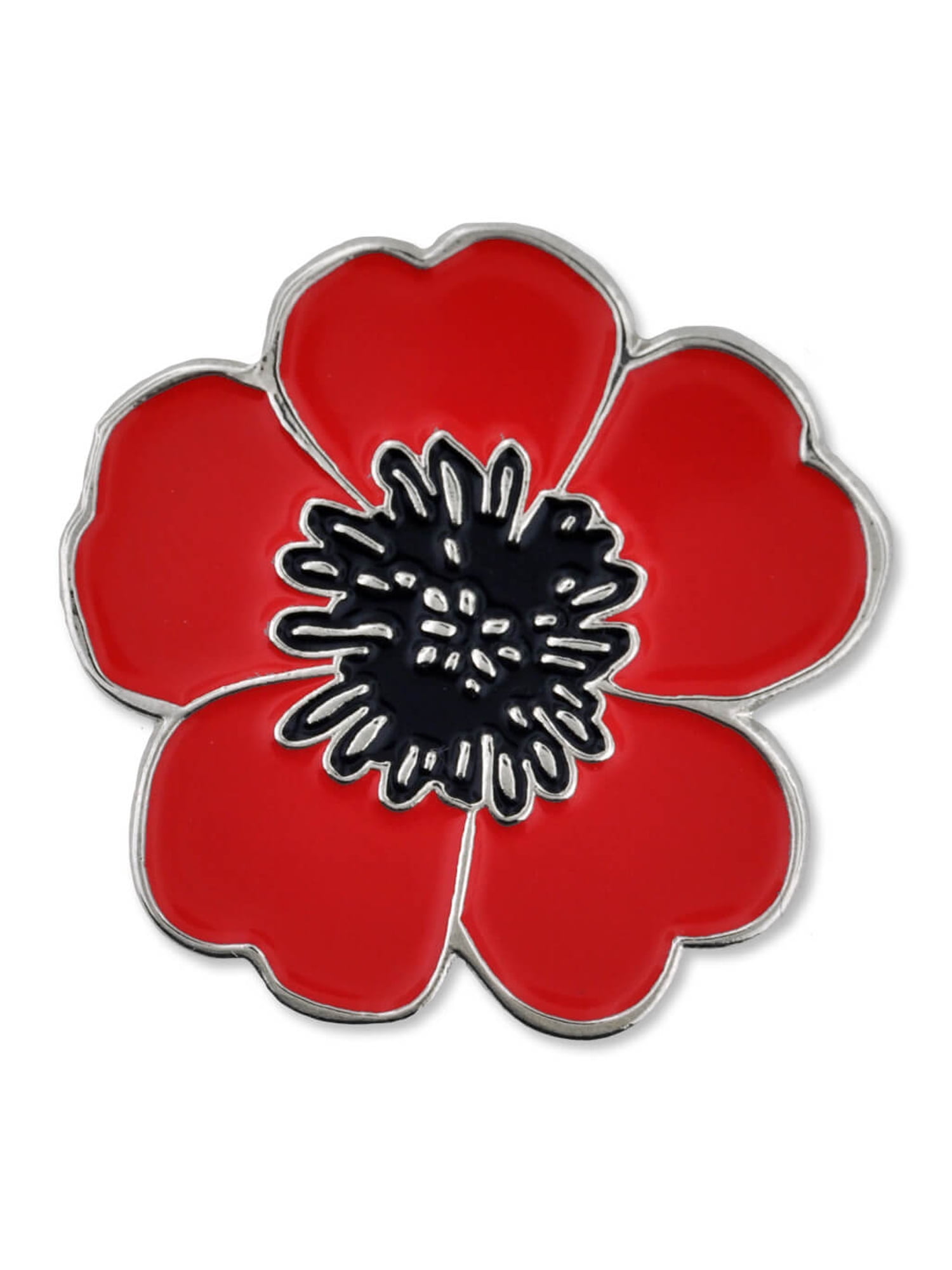 PinMart - PinMart's Red Poppy Flower Remembrance Memorial Day Lapel Pin ...