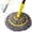 Gray Twist Mop, variant on Self-Wringing Twist Microfiber Mop with 1 Extra Refill, 57" Long Handle Floor Cleaner for Hardwood, Tile, and Commercial Household Use, Easy Wringing Spin Mop with 2 Mop Heads