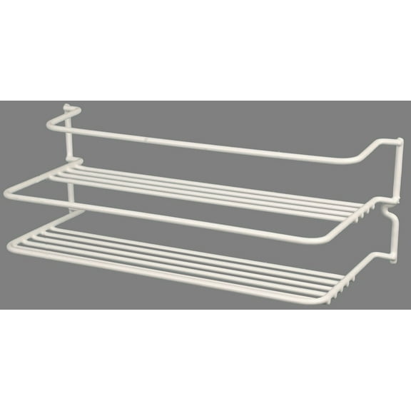 Grayline White Double Shelf Spice Rack 40506
