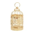 thumbnail image 1 of Decorative Iron Candlestick Ornament Hollow Birdcage Style European Electroplating 1Pcs, 1 of 3