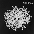 thumbnail image 2 of Twist Lock Cable Wire Ties Nylon U Shape Save Place 12.2mm Dia White 100 pcs, 2 of 4