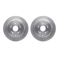 Dynamic Friction Company Rear Brake Rotors 6002-59047