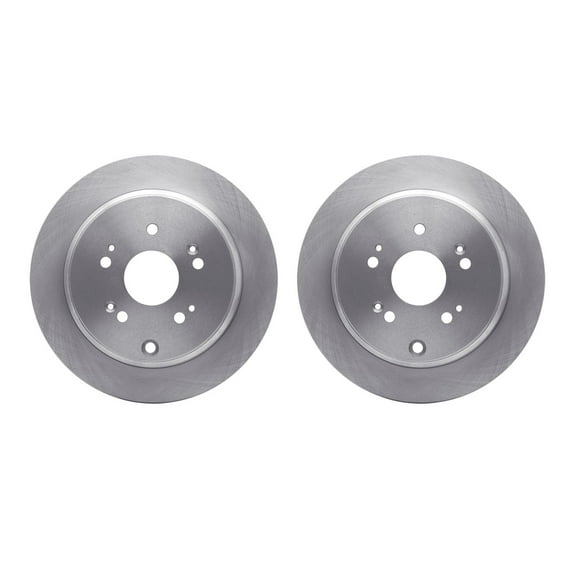 Dynamic Friction Company Rear Brake Rotors 6002-59047