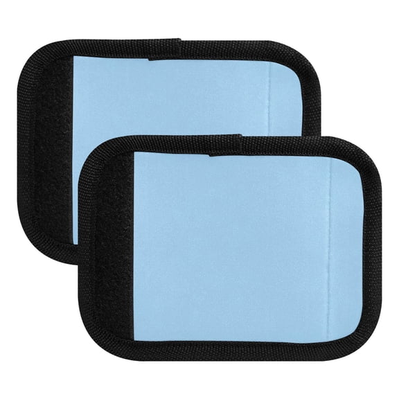 Luggage Handle Wrap for Suitcase 2 Pack Luggage Tag Identifiers for Travel Accessories Light Sky Blue