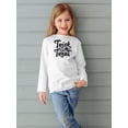 thumbnail image 2 of Trick Or Treat Spooky Style Long Sleeve Toddler -Image by Shutterstock,  4 Toddler, 2 of 4