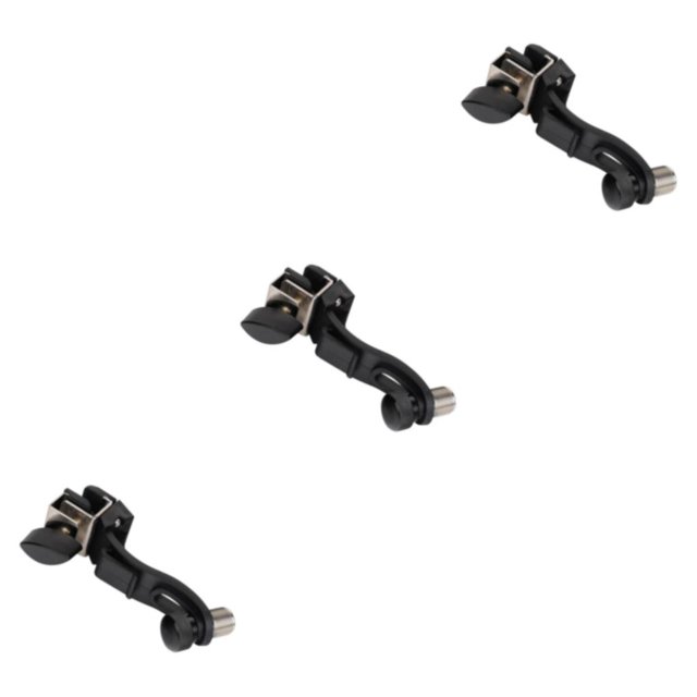 Seitruly Drum Mic Clamp Mount Adjustable Shockproof Accessory Instrument for Studio Type1 NO1