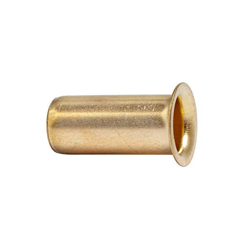 LTWFITTING 3/8" Brass Compression Insert,Brass Compression Fitting(Pack of 50)