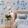 thumbnail image 5 of 6 Pcs Music Painting Stencil 8.3x11.7inch Reusable 6 Styles Musical Notes Pattern Drawing Template DIY Art Music Notation Decoration Stencil for Painting on Wood Wall Fabric Furniture, 5 of 8