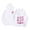 White, variant on Multiple Bow Scripture Print Hoodie Women's Oversized Drawstring Pullover Sweatshirt for Fall Winter Casual Outfits