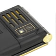 thumbnail image 5 of unique 2.8in Screen Flip Phone for Elder Dual SIM Dual Standby Long Standby Time Multi Function Multi Language 5900mAh 2G Flip Cell Phone Gold, 5 of 5