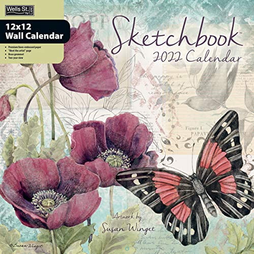 WSBL Sketchbook 2022 12X12 Wall Calendar 22997001739 Walmart WSBL Sketchbook 2022 12X12 Wall Calendar 22997001739 Walmart