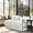 White, variant on Gracie Mills Sandy 6-Piece Cottage-Inspired Reversible Daybed Cover Set - GRACE-7780
