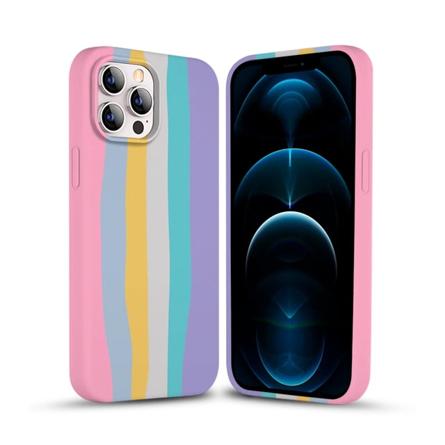 Funda de Protección para iPhone 12 / 12 Pro / 12 Pro Max - Sovico - Silicón Arcoíris