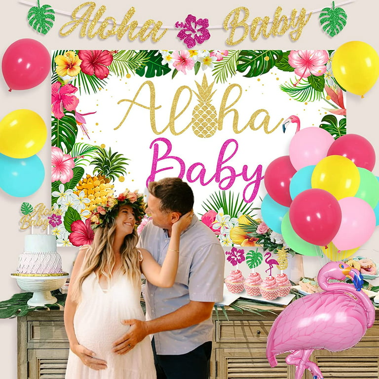 Aloha Baby Shower Welcome Sign – Chicfetti