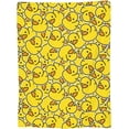 thumbnail image 2 of Cute Rubber Ducky Throw Blanket Warm Ultra-Soft Micro Fleece Blanket for Bed Couch Living Room, 2 of 6