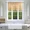 Gold, variant on Gorgeous Home Line Solid Sheer Rod Pocket Window Valance, 55" x 18" V16 Gold