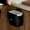 Pure Black, variant on 3.2 Gallon Pure Black Under Sink Hanging Trash Can For Office Kitchen Bathroom Bedroom
