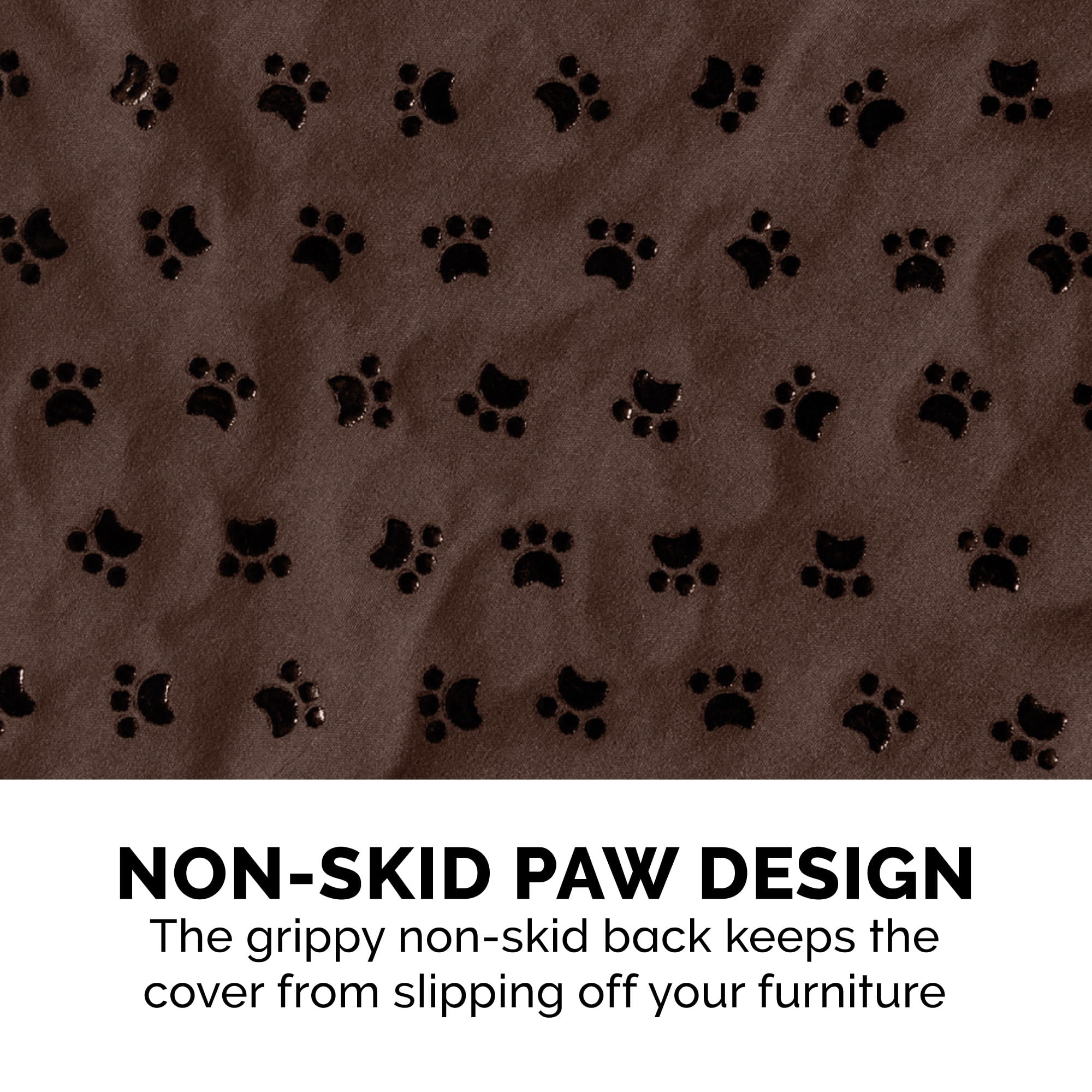 FurHaven Waterproof Slip-Resistant Furniture Protector, Espresso, Recliner, 1 Count