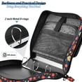 thumbnail image 4 of FORMRS Zipper Binder with Shoulder Strap 2-inch Ring 500 Sheet Capacity File Bag, Red Floral, 4 of 5