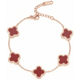 thumbnail image 1 of Flower Clover Bracelet, Crystal Bracelet, Lady Jewelry, 1 of 3