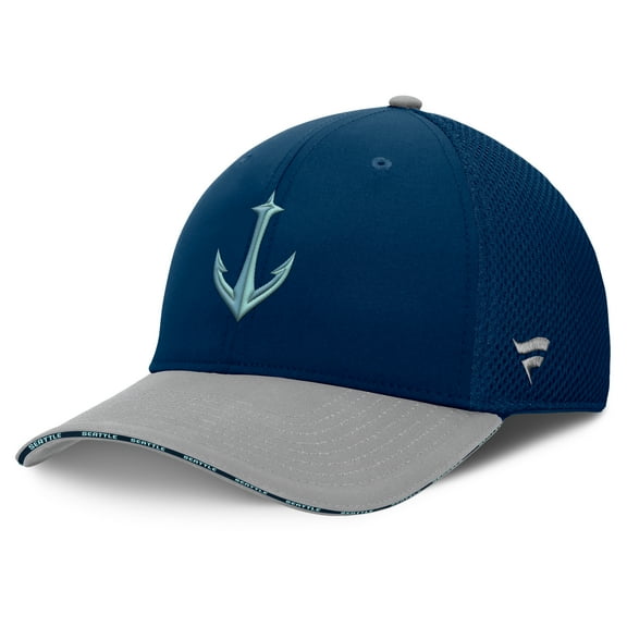 Men's Fanatics Deep Sea Blue Seattle Kraken Fundamentals Span Flex Hat