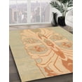 thumbnail image 3 of Ahgly Company Machine Washable Indoor Rectangle Abstract Yellow Area Rugs, 5' x 8', 3 of 7