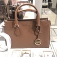 thumbnail image 3 of Michael Kors handbag for women Sheila Small satchel(Luggage) 35S3G6HS2L-230, 3 of 4