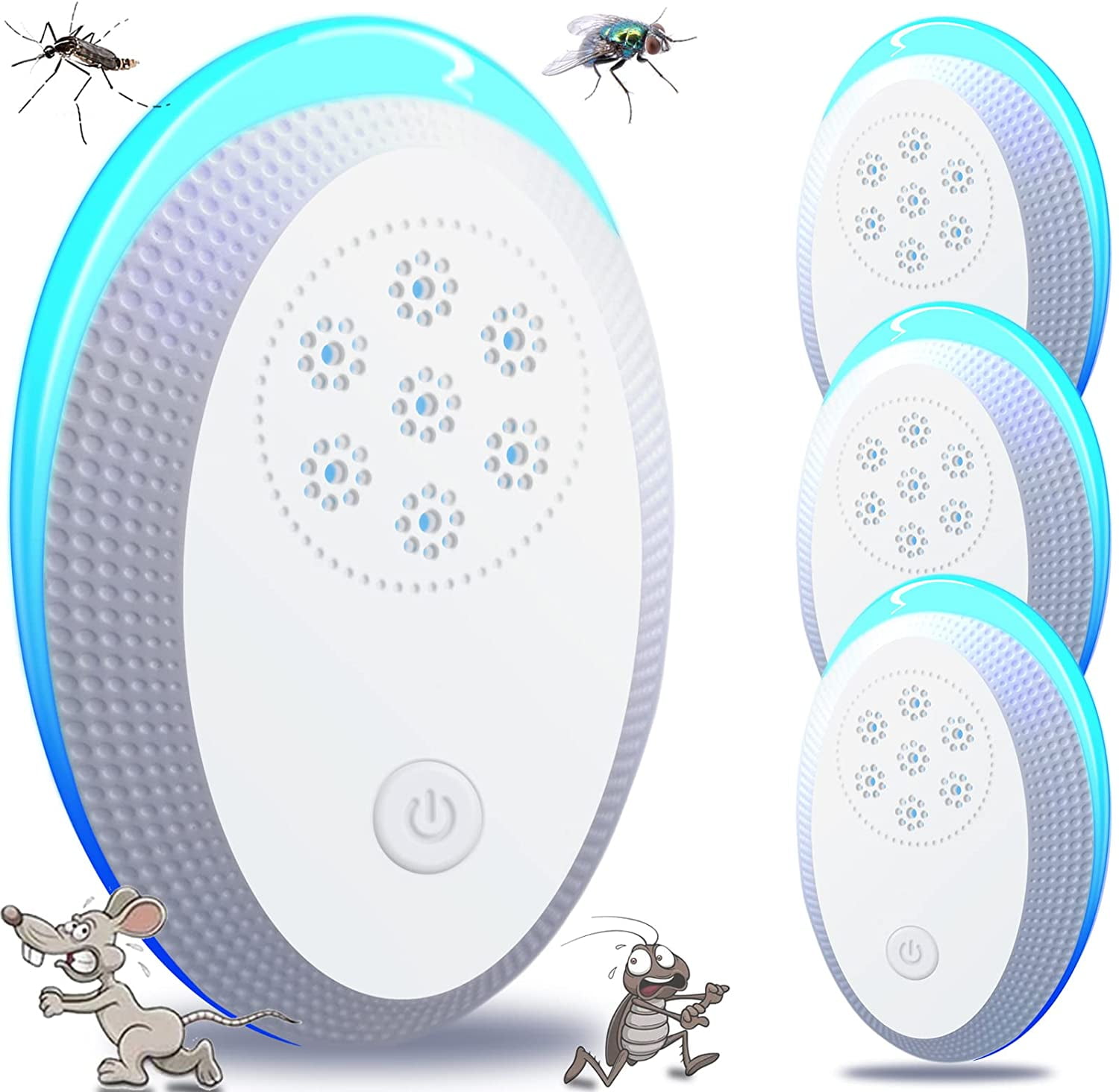 Yozhu Ultrasonic Mosquito Repeller Plug, Ultrasonic Mouse Fly Repellent
