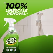 Lime-A-Way Hard Water Stain Remover Spray, Removes Lime, Calcium & Rust in Seconds, Bathroom Cleaner, 32 fl oz