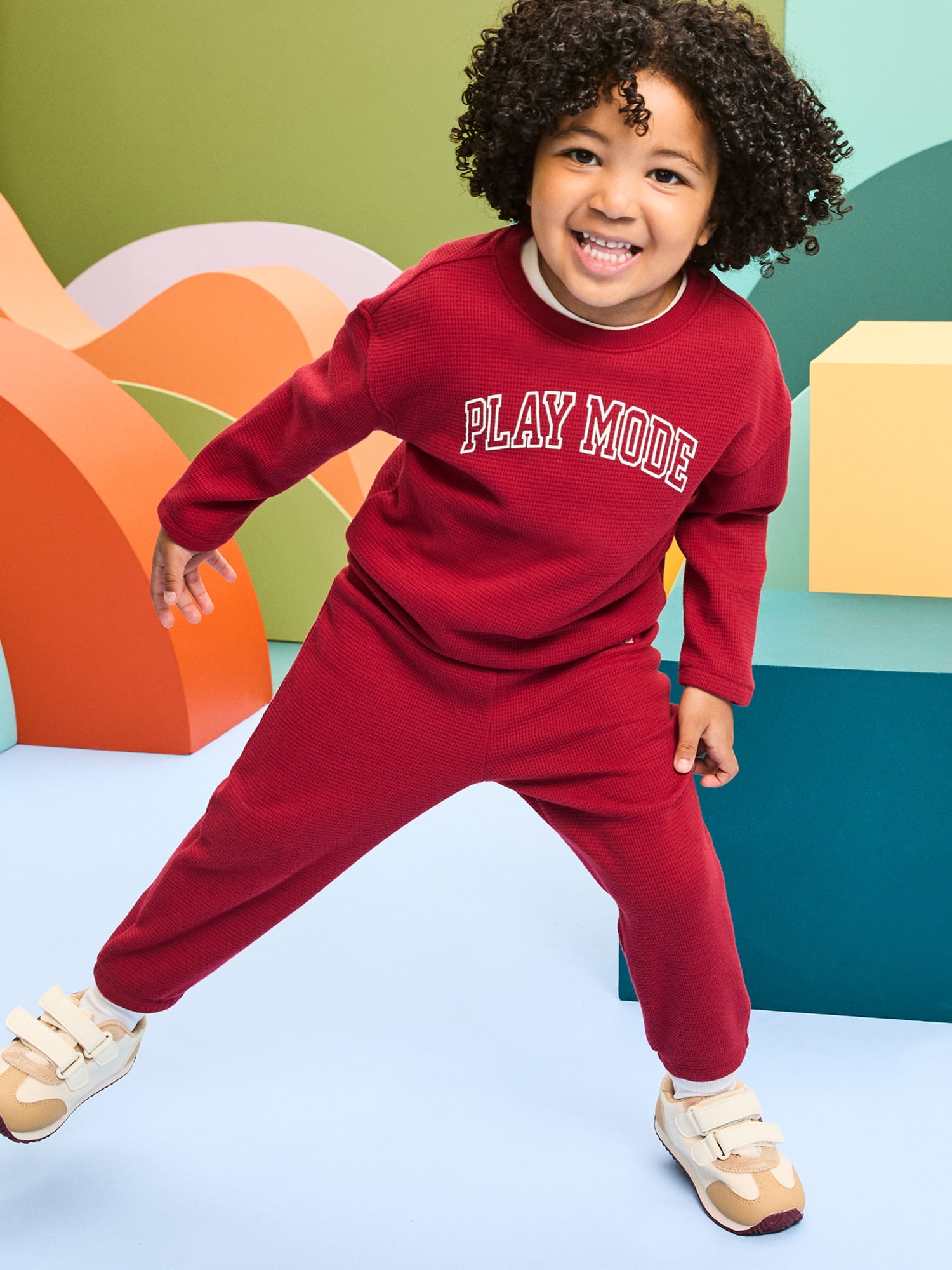 Garanimals Baby & Toddler Boy Outfit Set, Waffle Knit Thermal, Sizes 0-6T