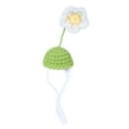 thumbnail image 3 of Cartoon Animal Crochet Hat for Small Pet Lovely Small Animal Costume Hat for Halloween Birthday Party Hat Bird Photo Hat, 3 of 8