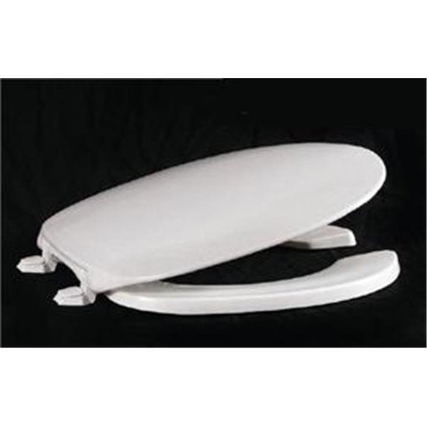 White Premium Plastic Toilet Seat With Open front