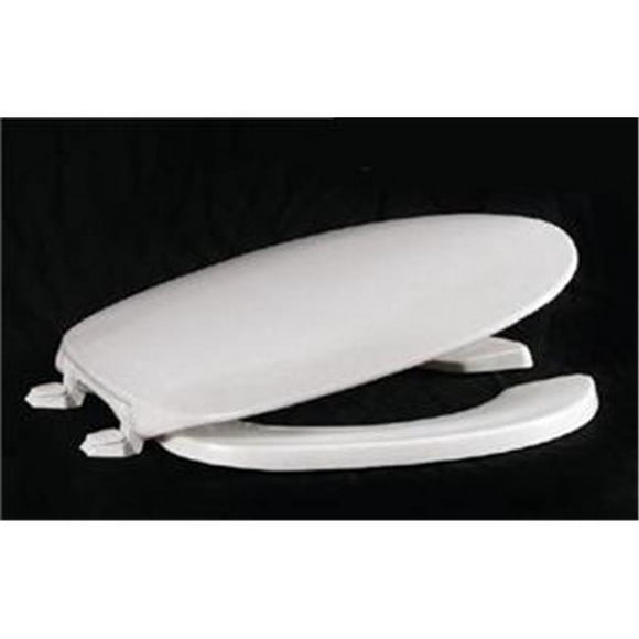 Centoco 220-001 Siège de Toilette en Plastique Haut de Gamme Blanc avec Façade Ouverte