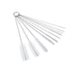 thumbnail image 1 of BRIGHTFUFU 10PCS / Set Cepillos de limpieza para pajitas de beber Limpiador de cepillos de nailon de acero inoxidable para pajitas de limpieza (Blanco), 1 of 7